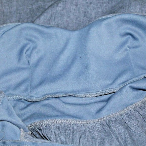 Strapless Linen Belted Sundress by BODY CENTRAL - Picture 9 of 12